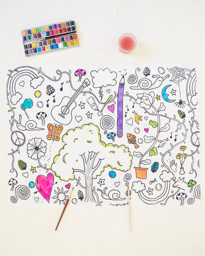 Doodle Coloring Seek & Find Playsilk