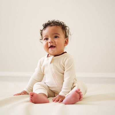 Organic Cotton Romper | Sand