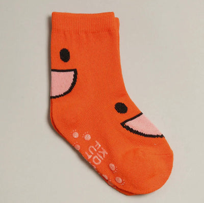 Kids' Funny Emotion Crew Socks | Red