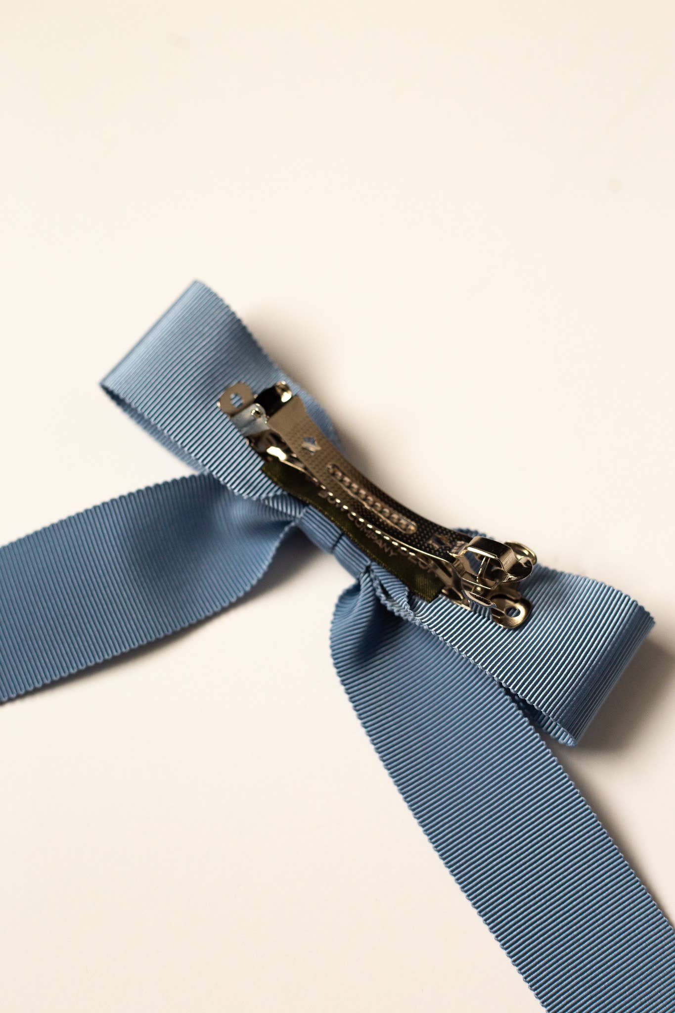 Medium Petersham Grosgrain Hair Barrette | Florence Bow