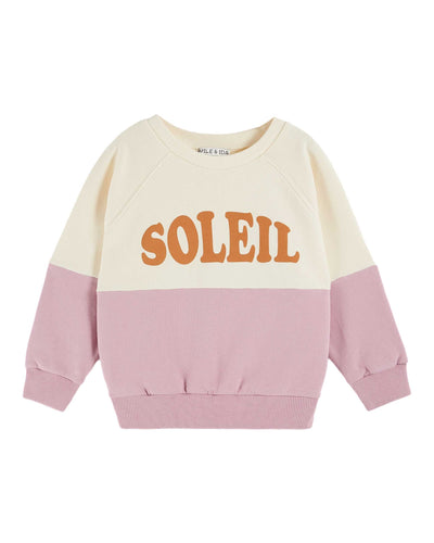 Sweat Bicolore Soleil | Lilas Soleil