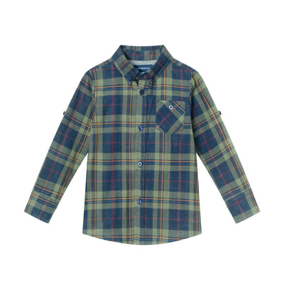 Buttondown Twofer Shirt | Green