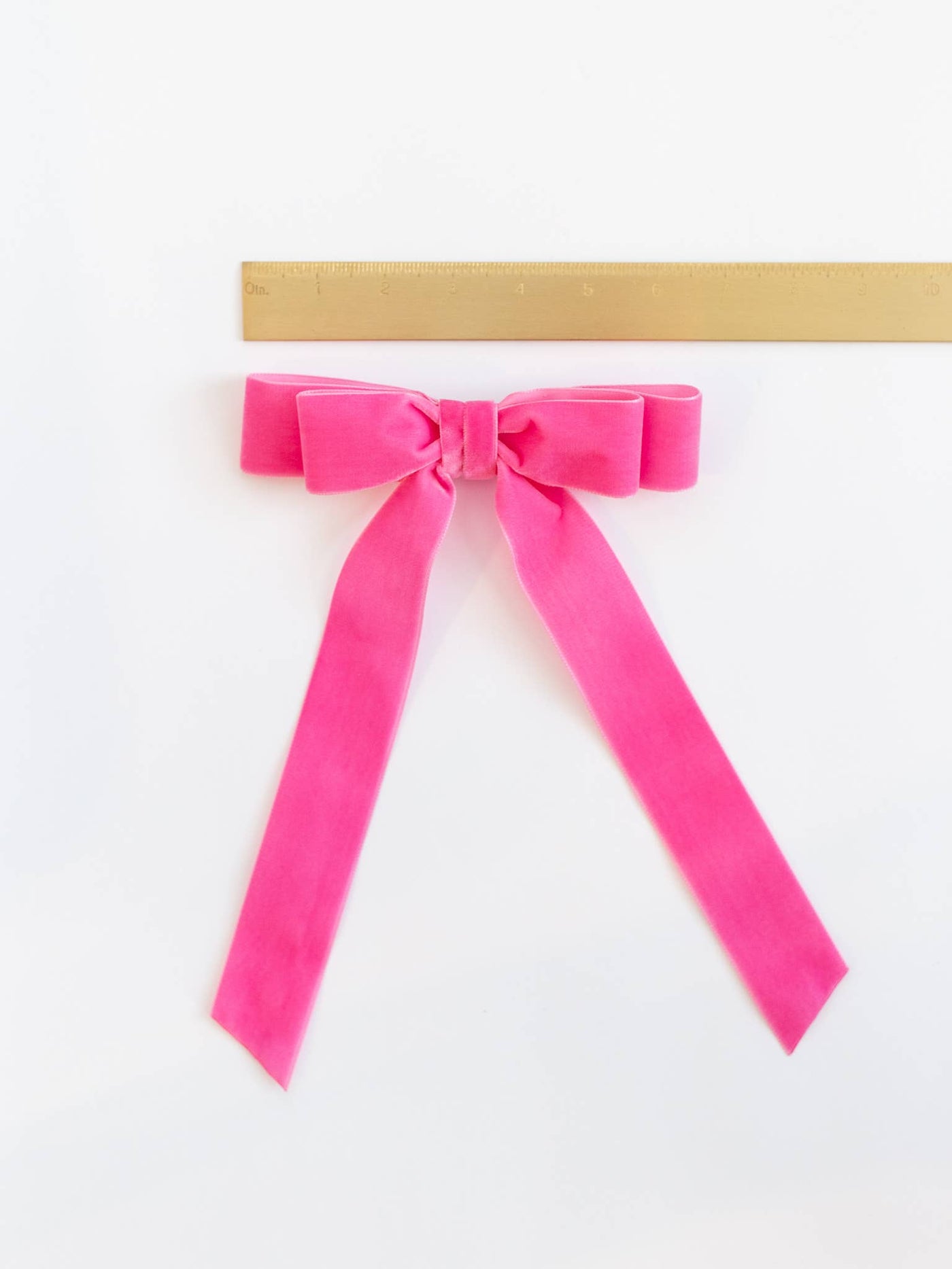 Long Velvet Hair Barrette | Judy Bow - Long Length