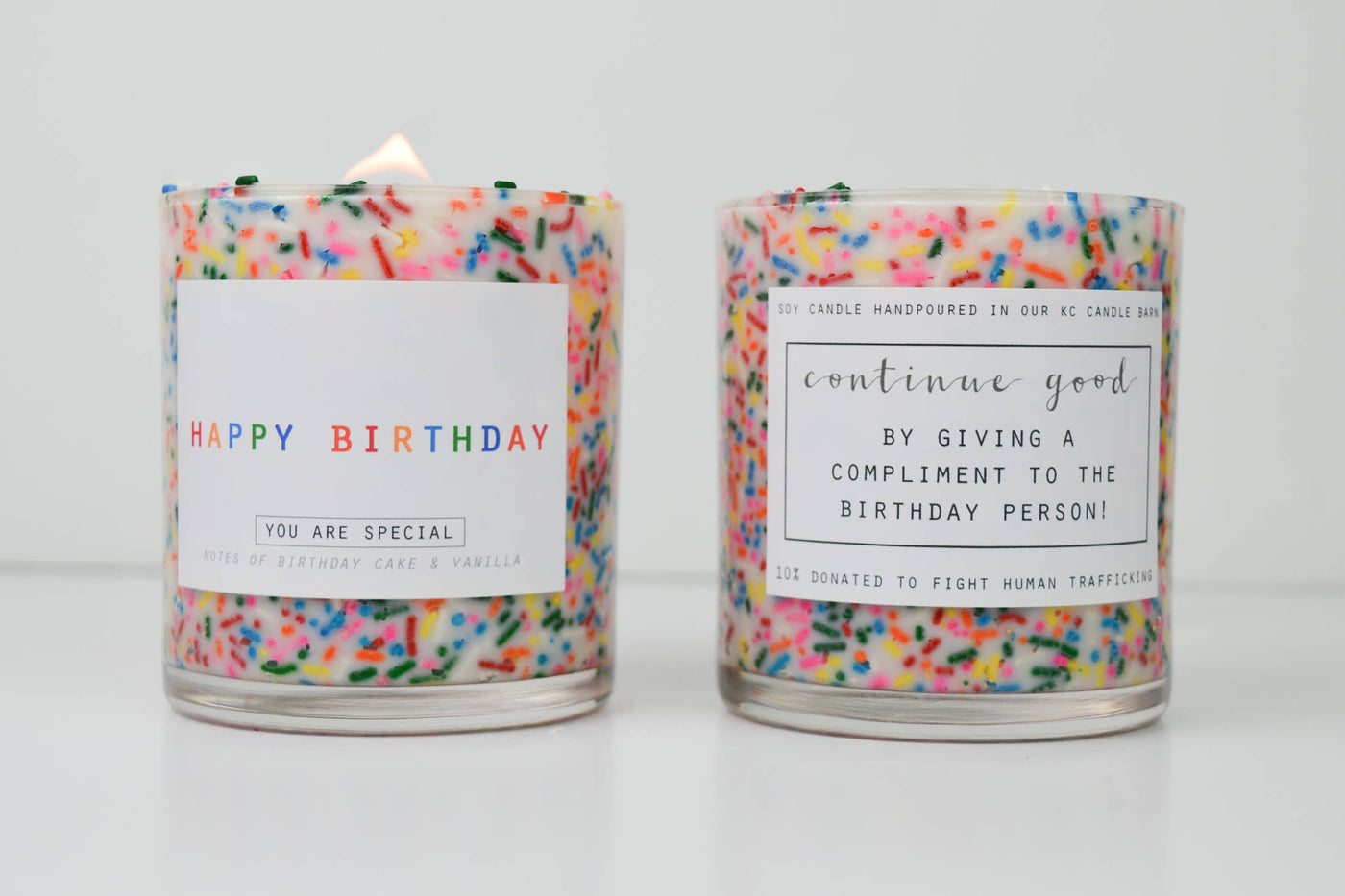 Happy Birthday Soy Candle