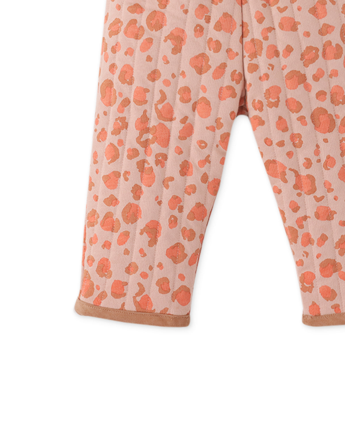 Baby Girl Cheetah Print On Wadded Pants