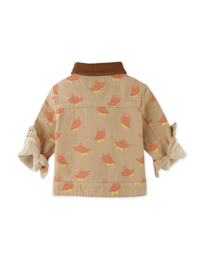 Baby Boy Fox All Over Print Jacket