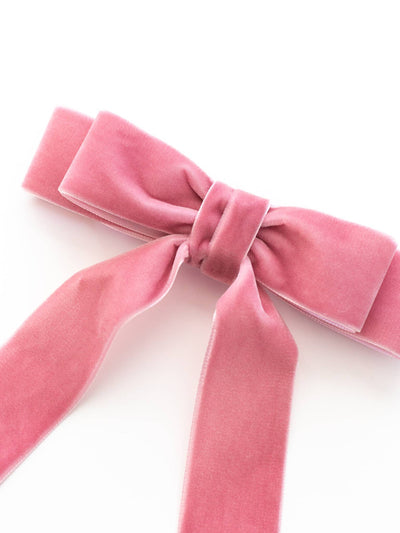 Velvet Hair Barrette | Judy Bow - Short Length