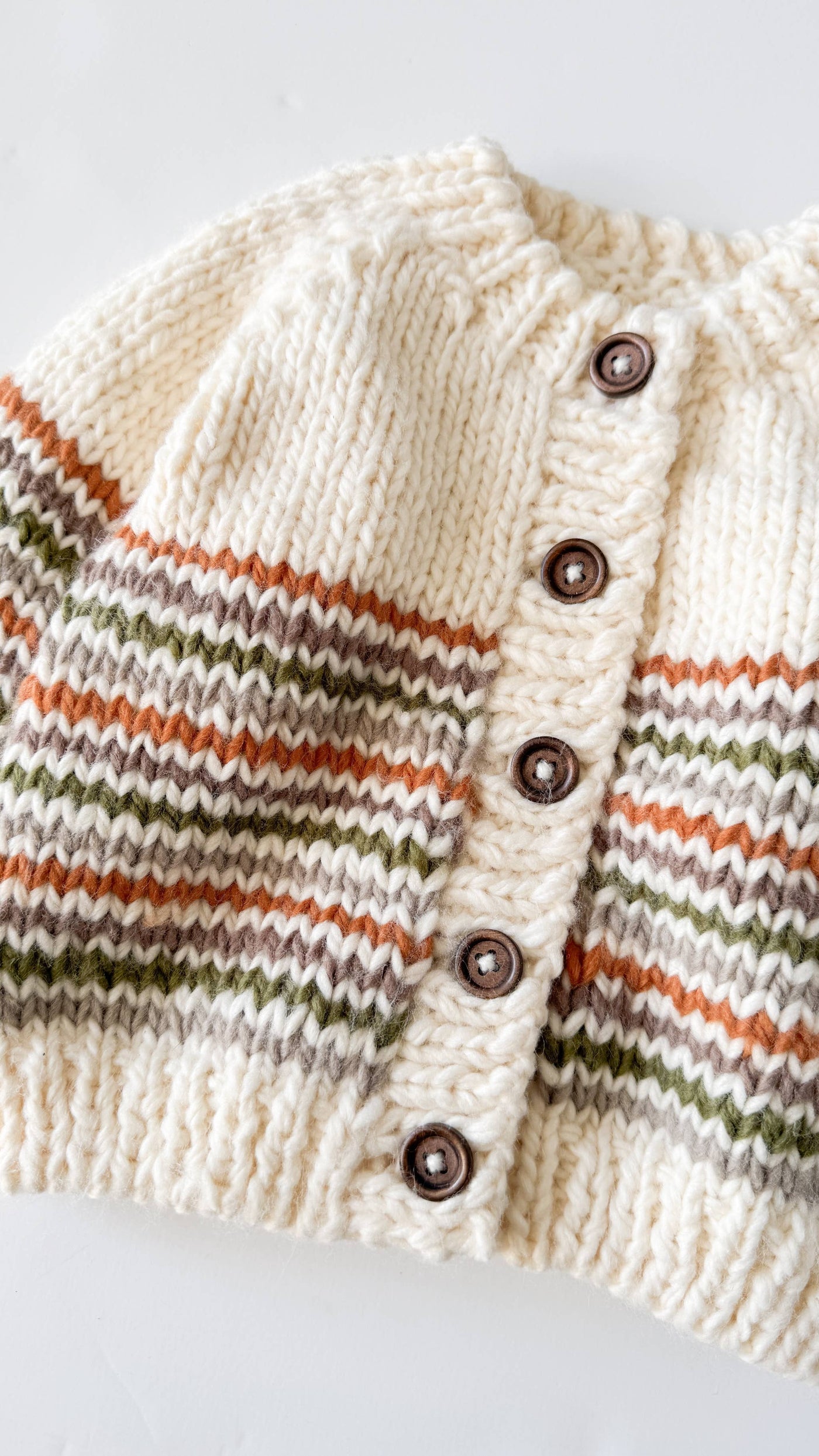 Woodland Stripe Cardigan Baby Kid Back to School Fall Winter