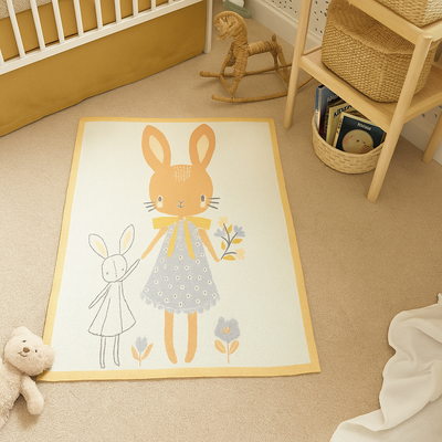 Mama Bunny and Baby Play Mat