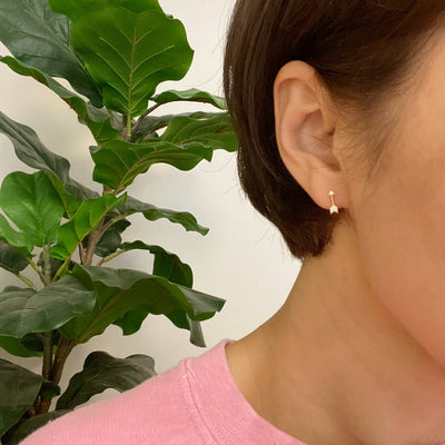 Mini Sparkle Stud Sterling Silver Earrings | Pretty Eye