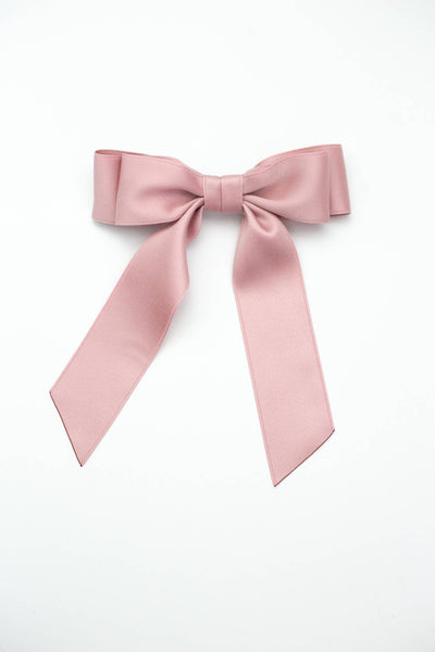 Matte Satin Hair Barrette | Stella Bow
