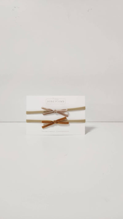 Petite Velvet Headband Set
