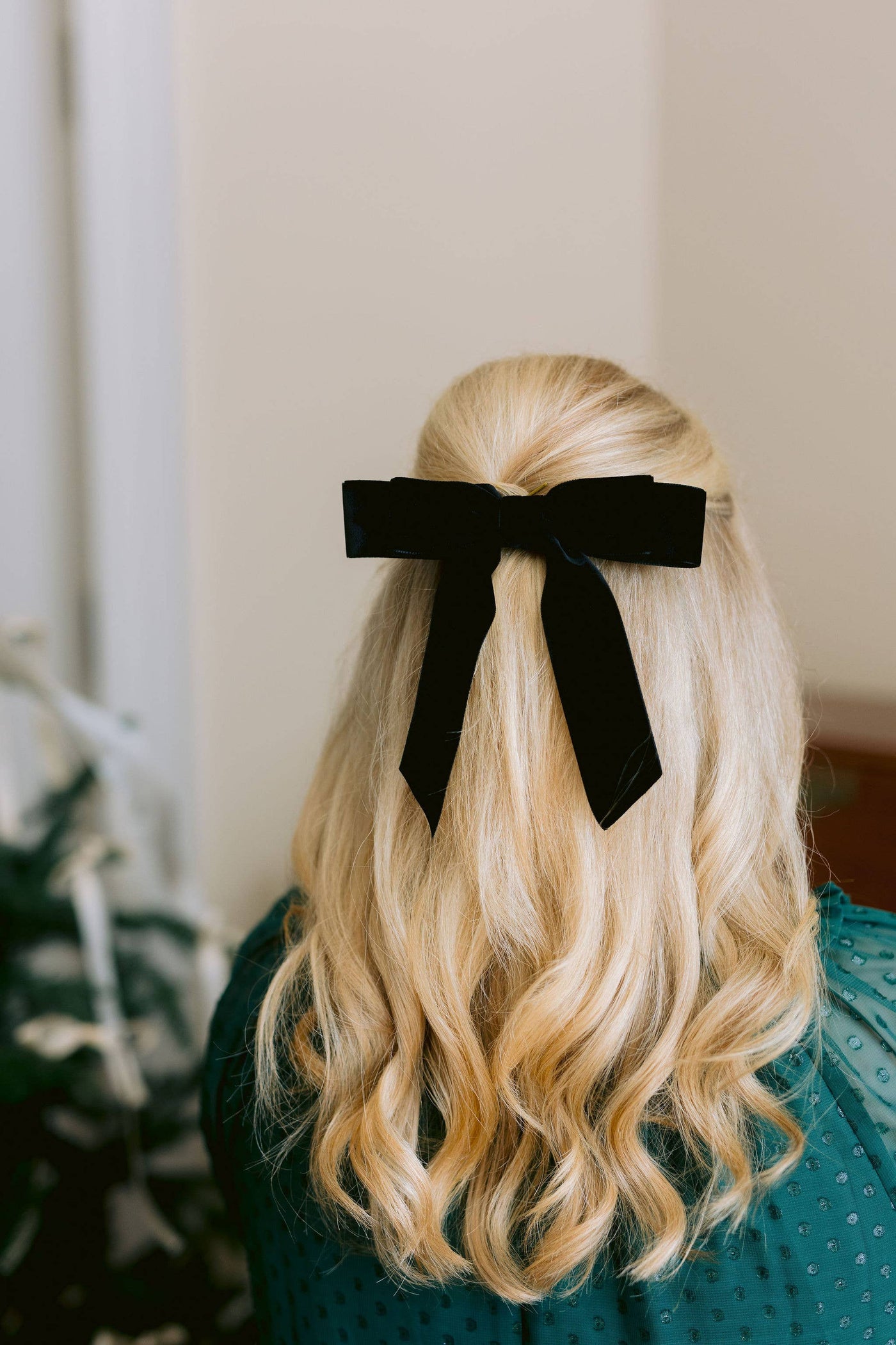 Velvet Hair Barrette | Judy Bow - Short Length