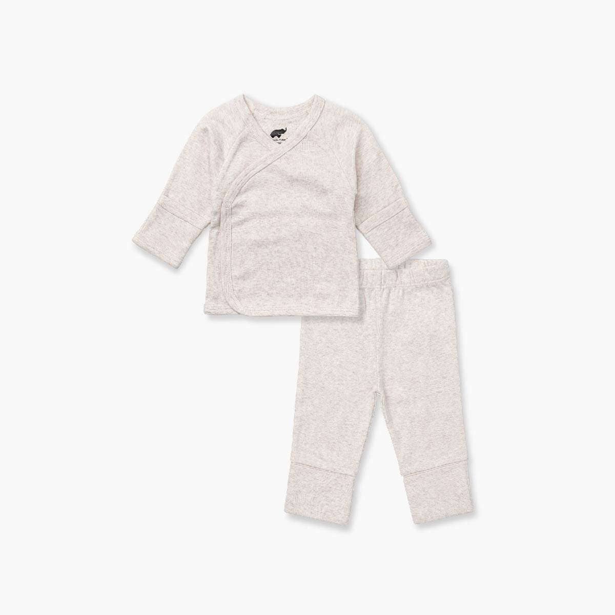 Cream Heather Baby Set