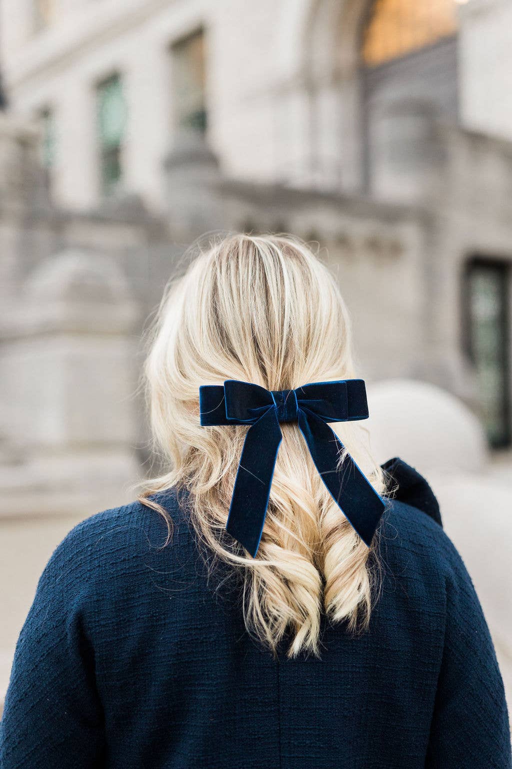 Velvet Hair Barrette | Judy Bow - Short Length