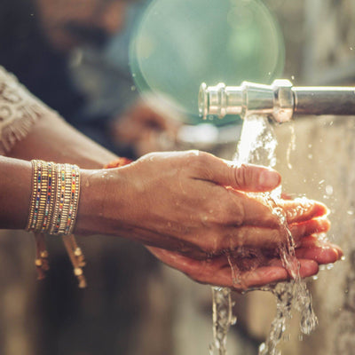 Darjeeling Beaded Bracelet | Silver