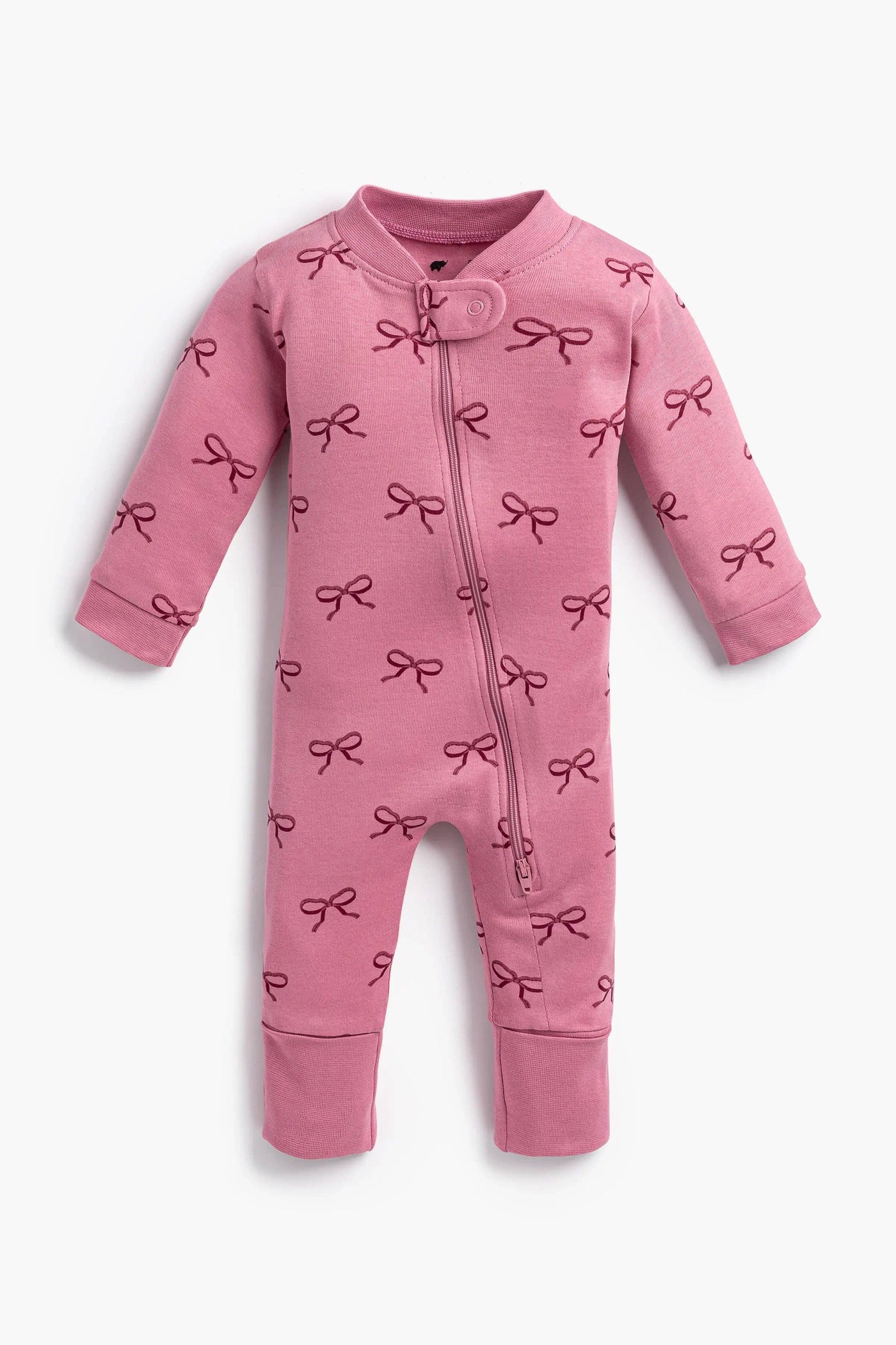 Pink Ribbons Baby Pajamas
