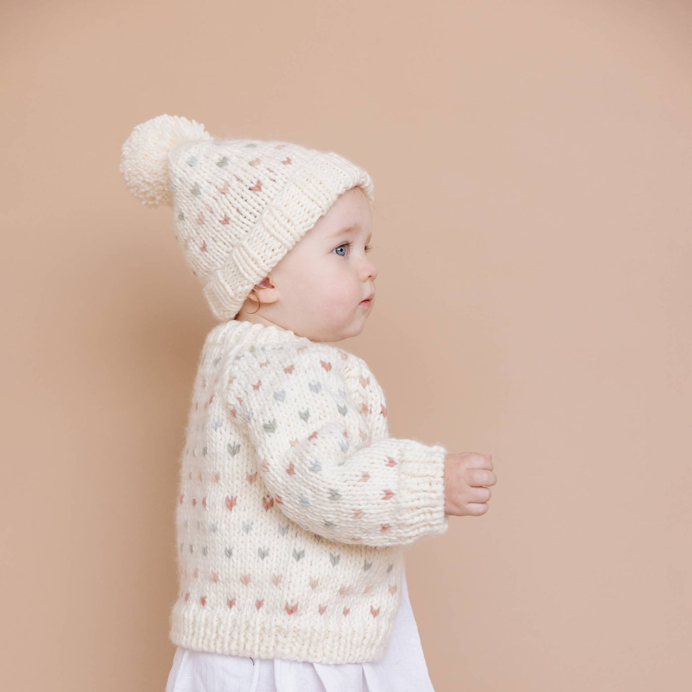Sawyer Cardigan Pastel Baby Sweater