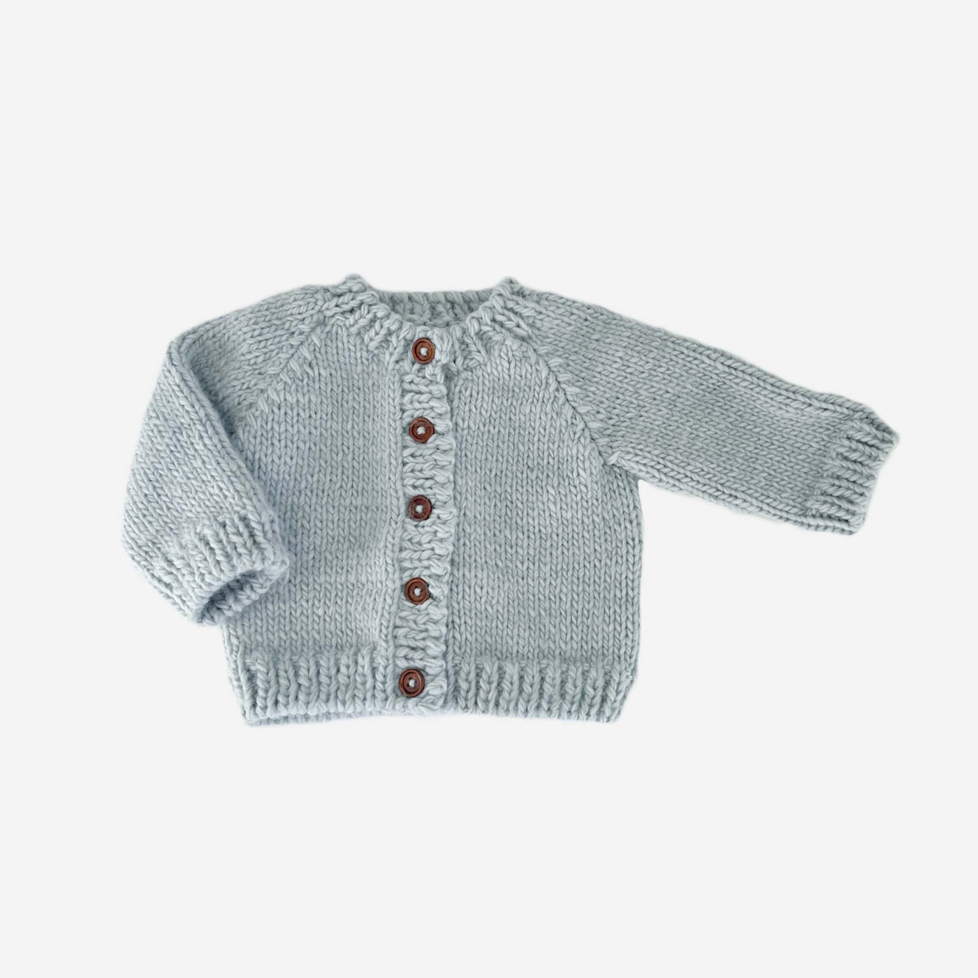 Classic Cardigan Bowie Grey Baby Sweater