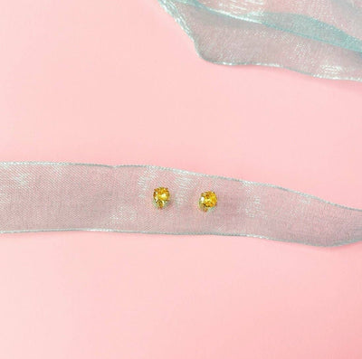 November Birthstone (Topaz) Earrings