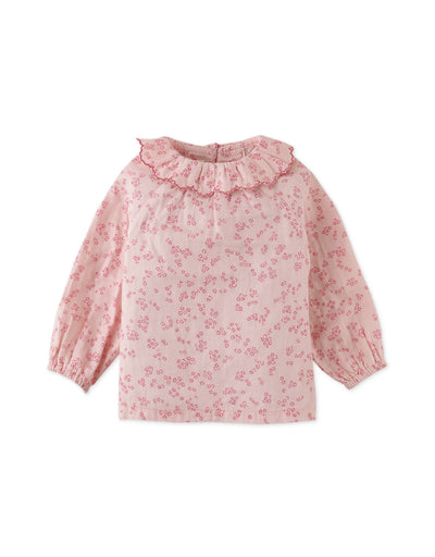 Baby Girl Ditsy Floral Print Blouse