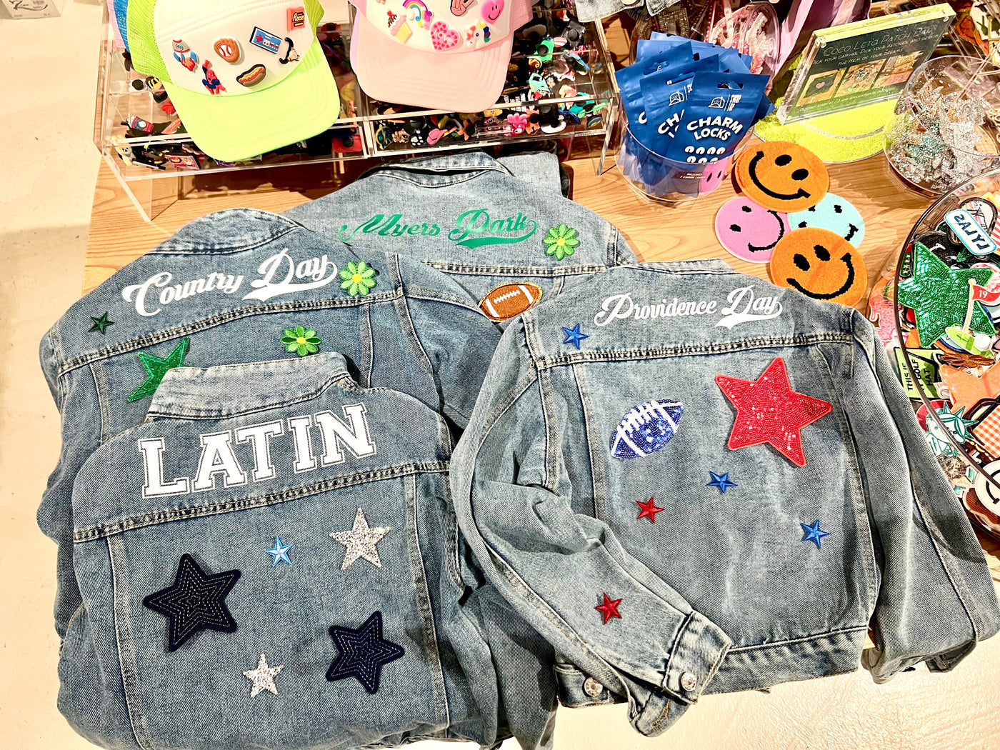 School Spirit Denim Jacket
