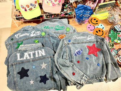 School Spirit Denim Jacket