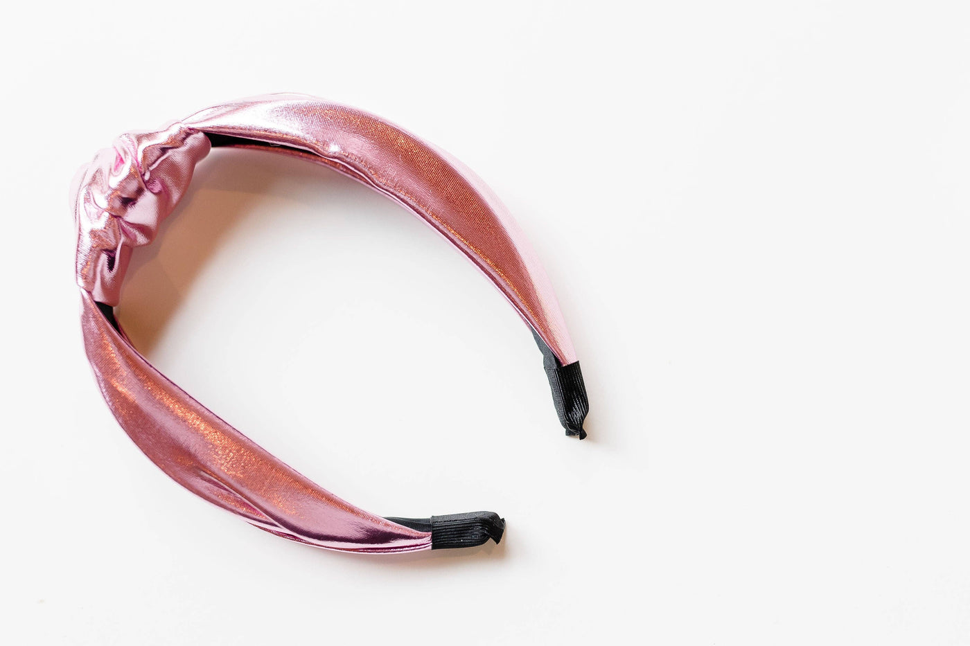 Lamé Knot Headband | Pink or Gold