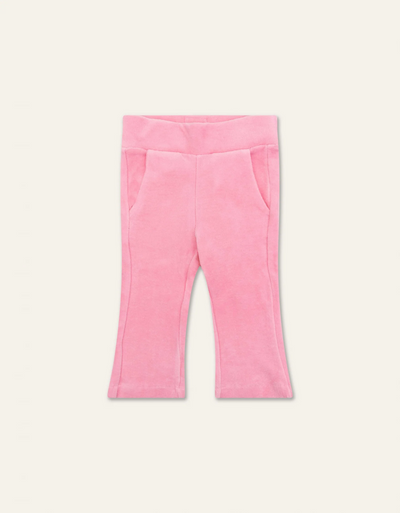 Pink Velvet Sweat Pants