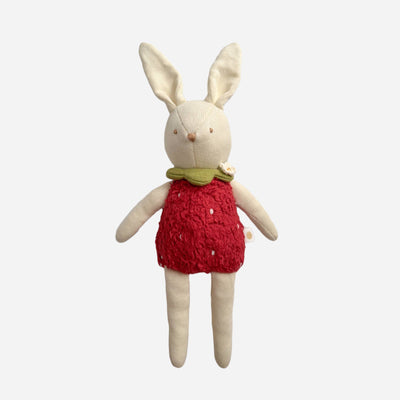 Plush Strawberry Bunny Doll