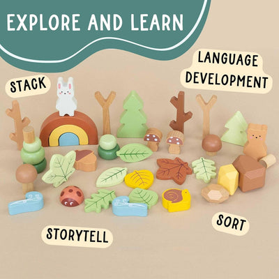 Wooden Forest Toy Set