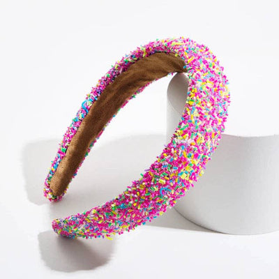 Beaded Headband | Pink Sprinkles