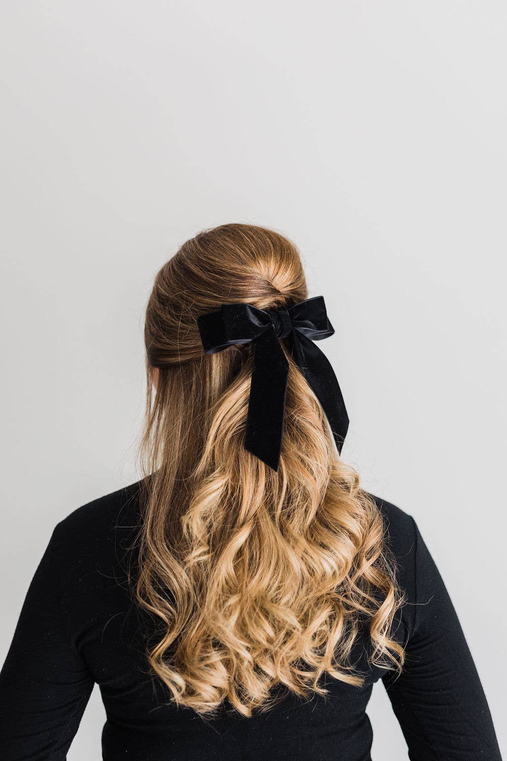 Velvet Hair Barrette | Judy Bow - Short Length