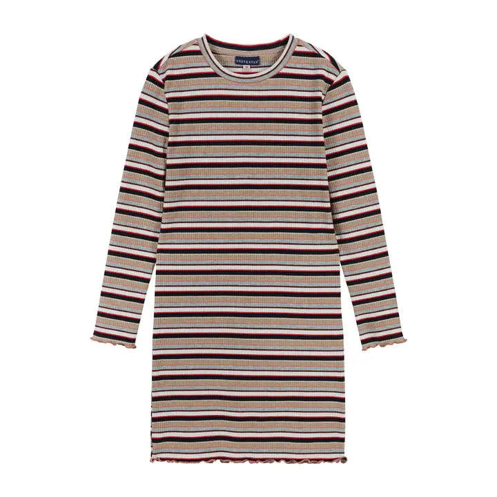 Stripe Rib Knit Dress