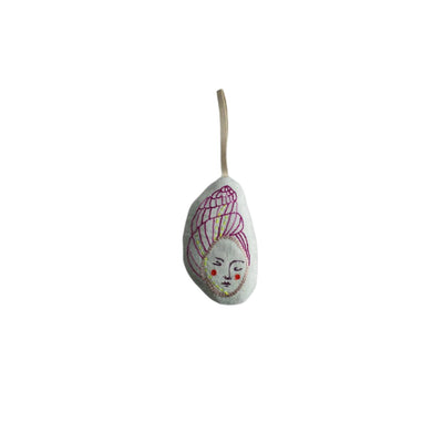 Shell Lady Lavender Filled Ornament