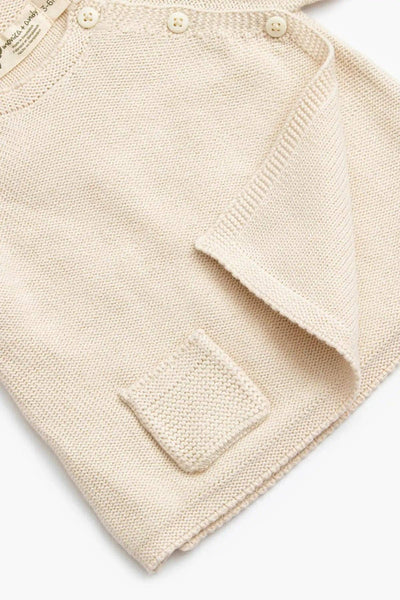 Cream Knit Baby Set