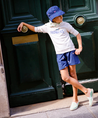 Camp Shorts in Indigo