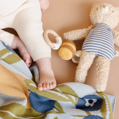 Plush Organic Bee Teddy Bear