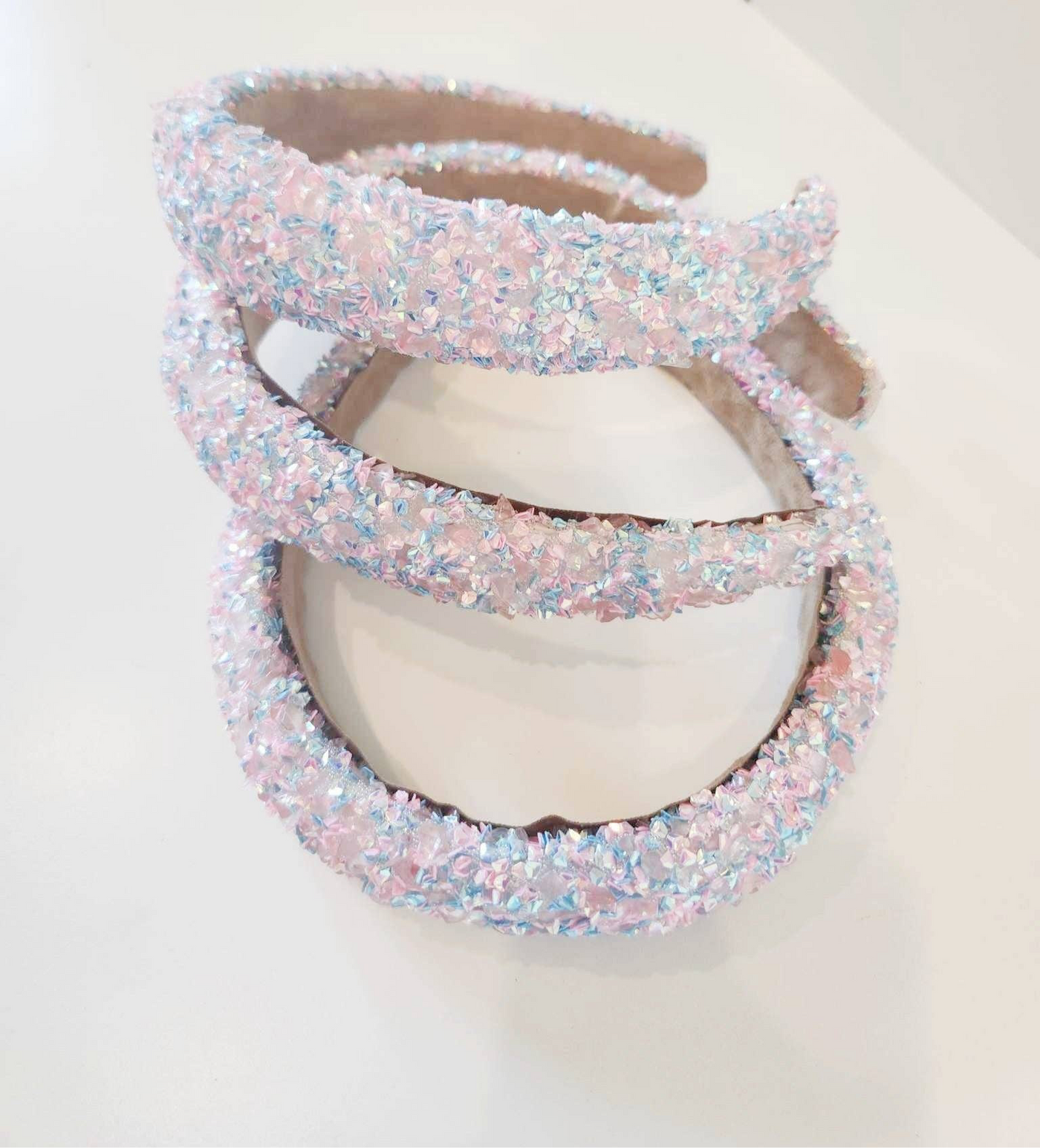 Beaded Headband | Cotton Candy