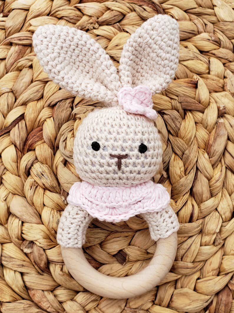 Crochet Bunny Rattle