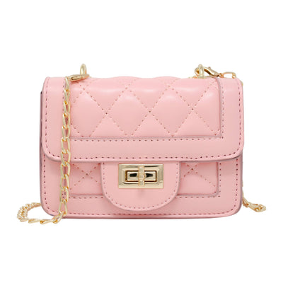 Tiny Classic Quilted Mini Purse | Pink