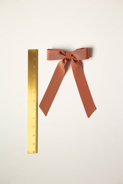 Medium Petersham Grosgrain Hair Barrette | Florence Bow