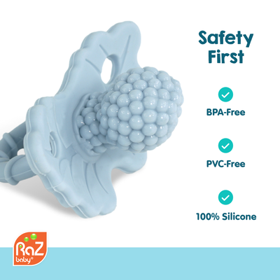 RaZberry Silicone Teether | Blue Moon