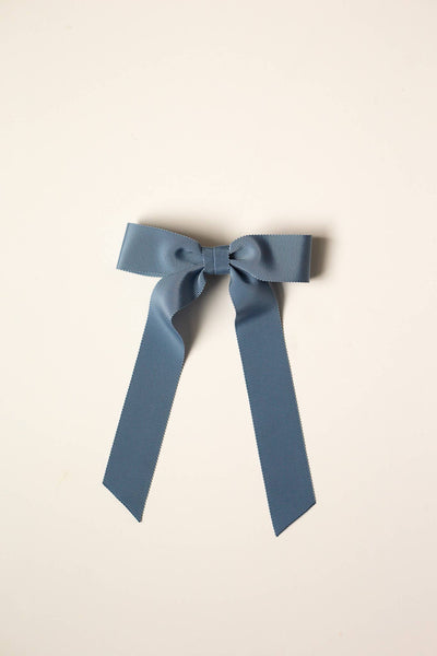 Medium Petersham Grosgrain Hair Barrette | Florence Bow
