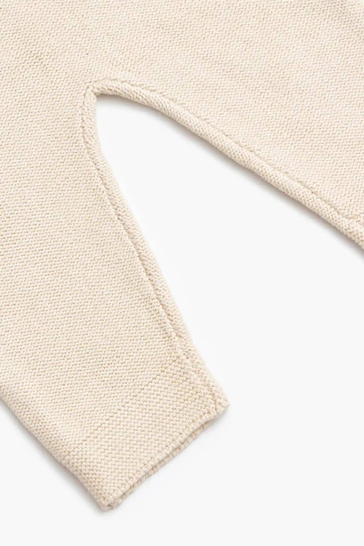 Cream Knit Baby Set
