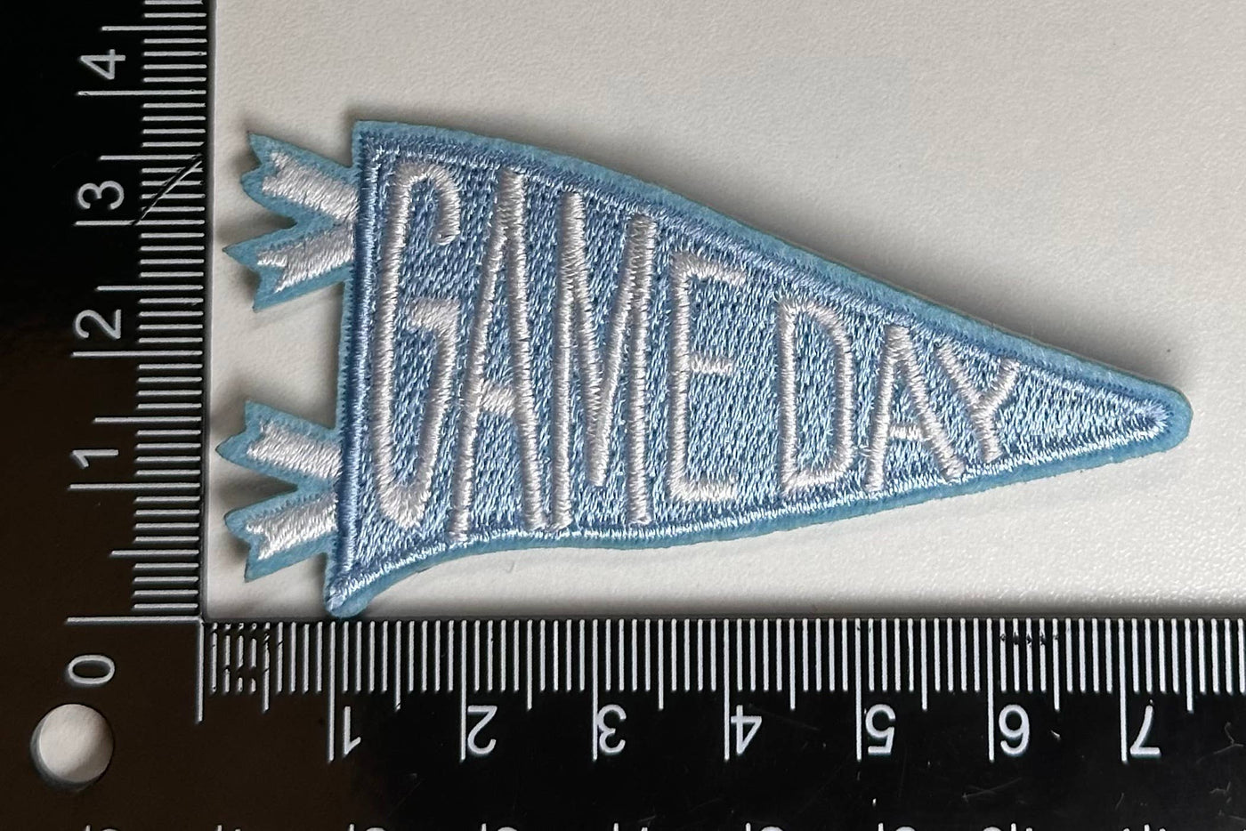 Gameday Pennant Patch | Light Blue