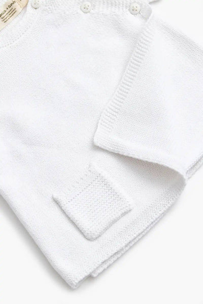 White Knit Baby Set