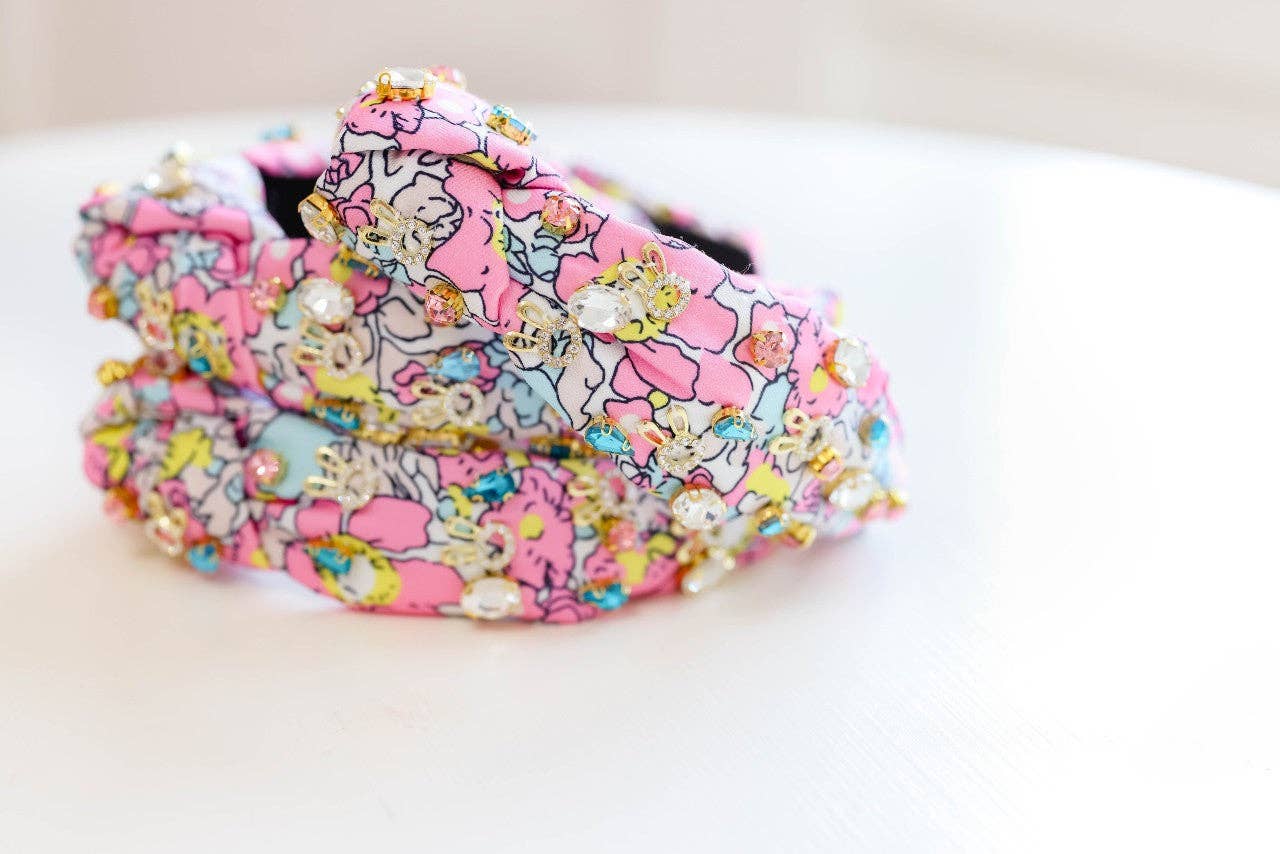 Beaded Headband - Bejeweled Bunny