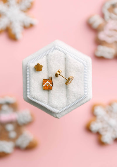 Gingerbread House Earrings