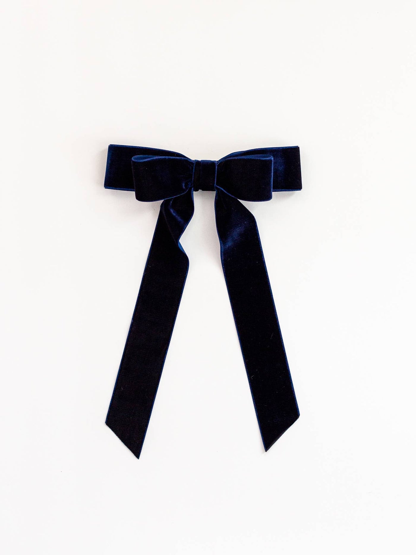 Long Velvet Hair Barrette | Judy Bow - Long Length